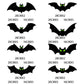 🦇✨ Set Pegatinas 3D Murciélagos Halloween – Efecto Realista, Adornos Espeluznantes para Paredes, Ventanas y Fiestas de Miedo 🎃👻