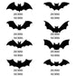 🦇✨ Set Pegatinas 3D Murciélagos Halloween – Efecto Realista, Adornos Espeluznantes para Paredes, Ventanas y Fiestas de Miedo 🎃👻
