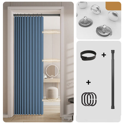 🔥⭐Cortina magnética para puertas plegables sin necesidad de taladrar