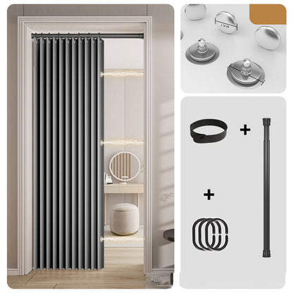 🔥⭐Cortina magnética para puertas plegables sin necesidad de taladrar
