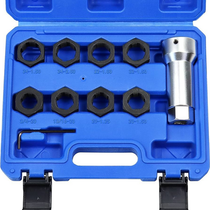 🔧 Oferta 2026 — ¡Más de 53.700 vendidos! 🛠️ Juego de 10 Piezas para Reparación de Roscas de Eje
