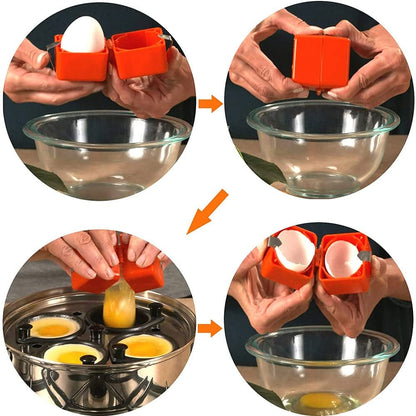 🥚💨 Rompe Huevos Rápido y Limpio – Abre Cientos sin Cáscaras Rotas, Adiós a los Dedos Pegajosos y los Restos en la Sartén 🍳🔥
