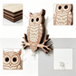 🦉🔑 Colgador Llaves Decorativo Búho – Organiza tu Entrada con Estilo, Enganche Firme y Look Mágico para el Hogar 🏠✨