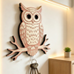 🦉🔑 Colgador Llaves Decorativo Búho – Organiza tu Entrada con Estilo, Enganche Firme y Look Mágico para el Hogar 🏠✨
