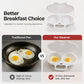 🥚⚡ Escalfador de Huevos para Microondas – Con Tapa y Asa, Prepara Huevos Perfectos en Minutos sin Salpicaduras ni Aceite 🛡️✨