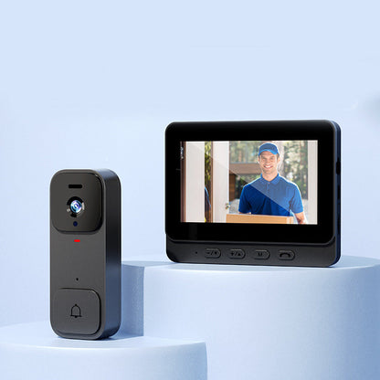 ⏳Oferta por tiempo limitado⏰ Timbre de video inteligente con pantalla de 4.3" – Audio bidireccional, visión nocturna, gran angular 🏠