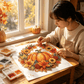 🎃✨ Corona Otoñal de Calabaza con Rombo – Kit DIY Completo, Cuelga y Decora tu Puerta con Encanto Rústico 🍂🏠