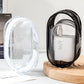 Estuche transparente con llavero