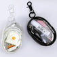 Estuche transparente con llavero