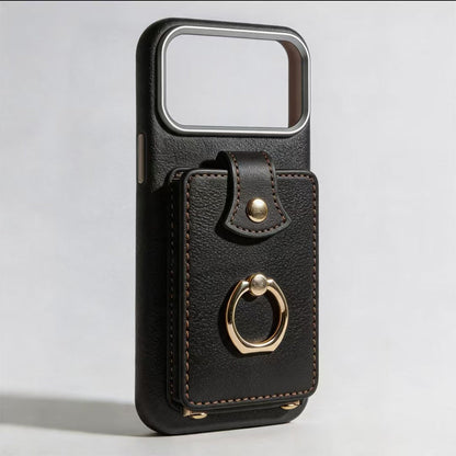 🧲💳 Funda Magnética con Anillo Soporte – Tarjetero Oculto, Agarre Seguro y Manos Libres para Ver Series sin Caídas 📱✨