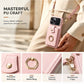 🧲💳 Funda Magnética con Anillo Soporte – Tarjetero Oculto, Agarre Seguro y Manos Libres para Ver Series sin Caídas 📱✨