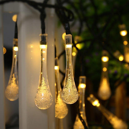 🔥 Promoción del último día 50% de descuento 🎉💧 Luces Solares de Gotas de Agua