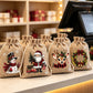 🎅 ¡50% DE DESCUENTO POR TIEMPO LIMITADO! ✨ Bolsas de regalo navideñas con cordón – Diseño de Papá Noel y renos, bolsas de tela reutilizables para envolver regalos ✨