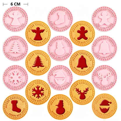 🏆 🔥 Compra 2 y Llévate 1 Gratis 🎁 Set de Cortadores de Galletas Navideñas
