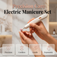 💅✨ Set Portátil de Manicura y Pedicura Eléctrico – Incluye 11 Cabezales, Lima, Pule y Da Brillo en Casa o de Viaje 🧳🎀