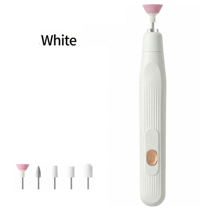 💅✨ Set Portátil de Manicura y Pedicura Eléctrico – Incluye 11 Cabezales, Lima, Pule y Da Brillo en Casa o de Viaje 🧳🎀