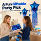 🎉 50% OFF ⭐ Kit de Globo Estrella con Cortina Metálica – Fondo Perfecto para Fotos de Cumpleaños y Fiestas Temáticas 📸✨