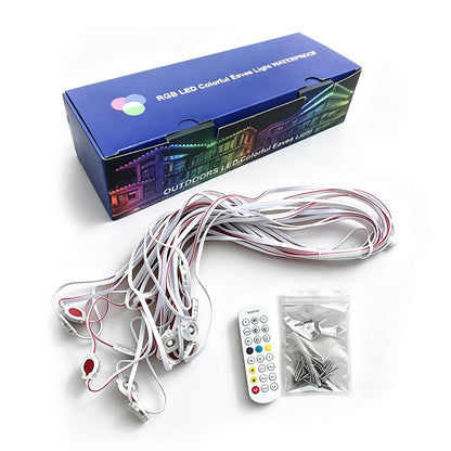 🌈✨ Luces LED RGB para Aleros – Control por App, Sincroniza con la Música y Crea el Mejor Ambiente Festivo 🎶📱