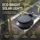 ☀️ Luz LED solar para canalones y paredes | Iluminación decorativa para exteriores