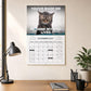 🐱📅 Calendario de Pared 2027 Gatos Enojados – 12 Meses de Humor Felino, Ilustraciones Divertidas y Actitud para Alegrar tu Espacio 😾✨