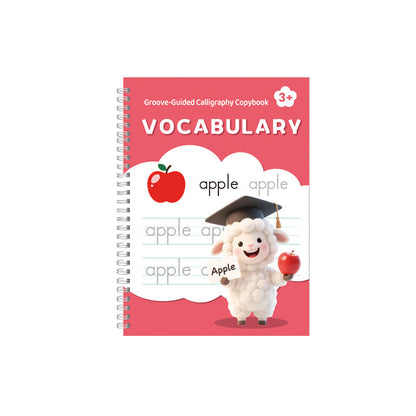 ✏️✨ Cuaderno de Caligrafía para Niños – Reutilizable con Tinta que Desaparece, Practica Escribir sin Gastar Hojas 🎒📚