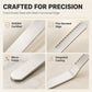 Cuchillo y untador de mantequilla profesional 3 en 1 de acero inoxidable 304