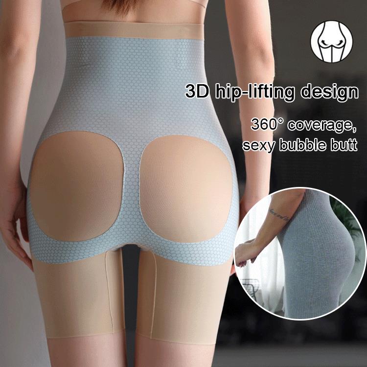 Bodyshaper-shorts med sömlös dragkedja