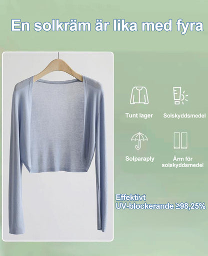 Cardigan I Issilke Luftkonditioneringsskjorta