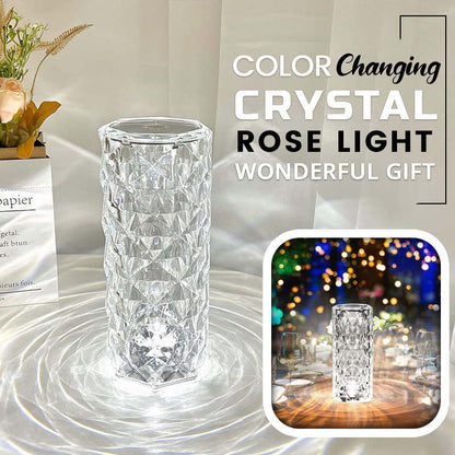 🎁Hot Sale 2023 - 49% OFF🎁Touch Rose Crystal Lamp - Köp 2 Få gratis frakt!